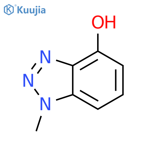 1-Methyl-1H-1,2,3-benzotriazol-4-ol structure