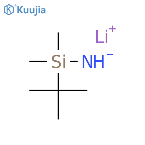 Silanamine, 1-(1,1-dimethylethyl)-1,1-dimethyl-, monolithium salt structure