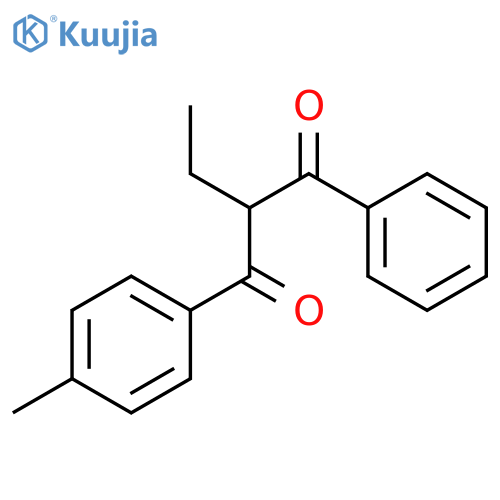 2-Ethyl-1-(4-methylphenyl)-3-phenylpropane-1,3-dione structure