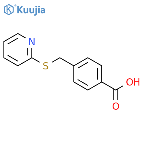4-(Pyridin-2-ylthio)methylbenzoic Acid structure