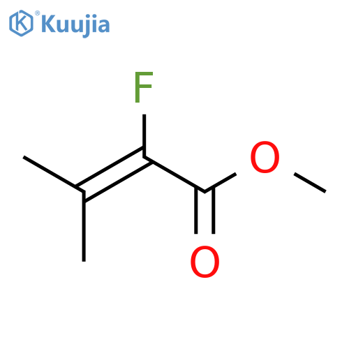 2-Butenoic acid, 2-fluoro-3-methyl-, methyl ester structure