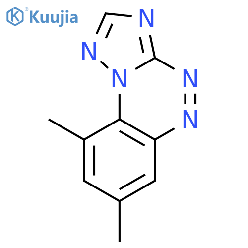[1,2,4]Triazolo[5,1-c][1,2,4]benzotriazine, 7,9-dimethyl- structure