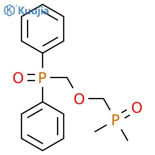 Phosphine oxide, [[(dimethylphosphinyl)methoxy]methyl]diphenyl- structure