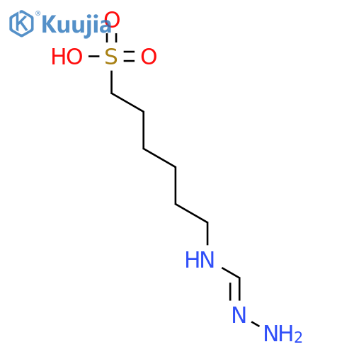 6-guanidinohexanesulfonic acid structure