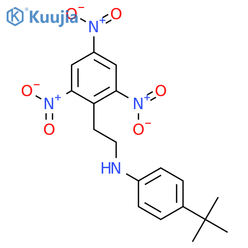 BENZENEETHANAMINE, N-[4-(1,1-DIMETHYLETHYL)PHENYL]-2,4,6-TRINITRO- structure