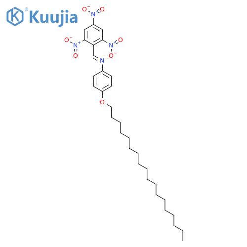 BENZENAMINE, 4-(OCTADECYLOXY)-N-[(2,4,6-TRINITROPHENYL)METHYLENE]- structure