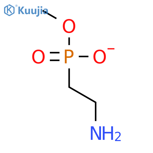 Phosphonic acid, (2-aminoethyl)-, monomethyl ester structure