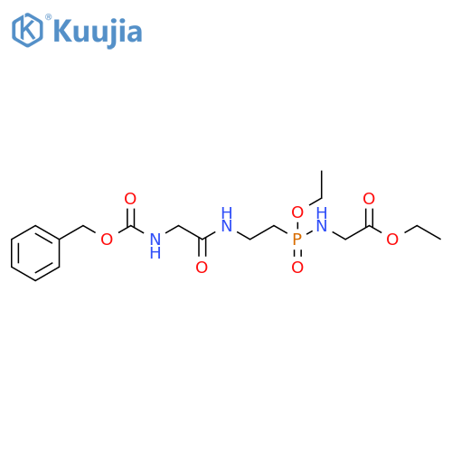2,5,9-Triaza-8-phosphaundecanedioic acid, 8-ethoxy-4-oxo-, 11-ethyl 1-(phenylmethyl) ester, 8-oxide structure