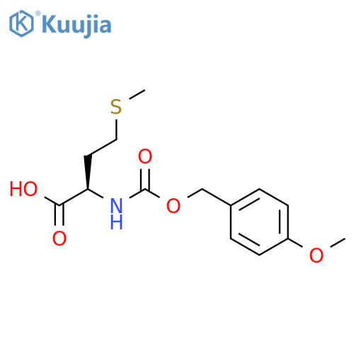 D-Methionine, N-[[(4-methoxyphenyl)methoxy]carbonyl]- structure