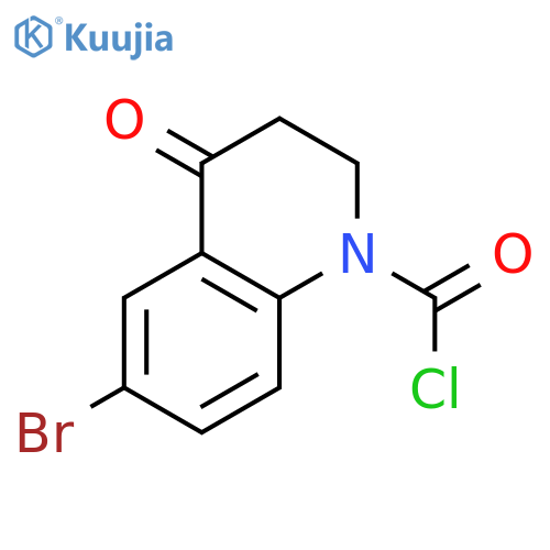 1(2H)-Quinolinecarbonyl chloride, 6-bromo-3,4-dihydro-4-oxo- structure