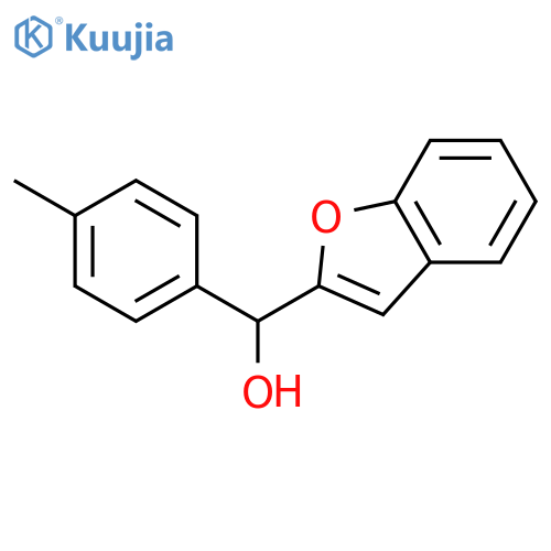 1-benzofuran-2-yl(4-methylphenyl)methanol structure