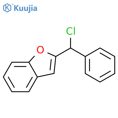 BENZOFURAN, 2-(CHLOROPHENYLMETHYL)- structure