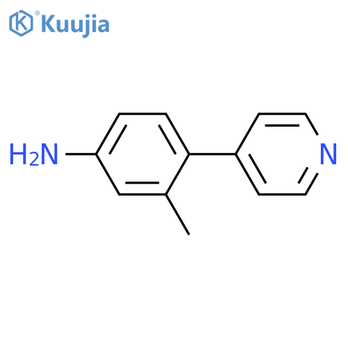 3-methyl-4-(pyridin-4-yl)aniline structure