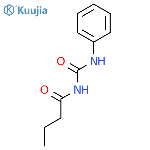 Butanamide, N-[(phenylamino)carbonyl]- structure