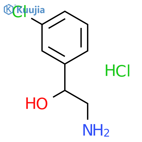 2-Amino-1-(3-chloro-phenyl)-ethanol Hydrochloride structure