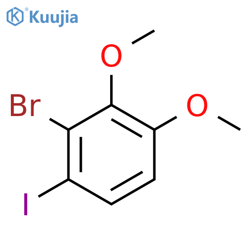 1-Bromo-2,3-dimethoxy-6-iodobenzene structure