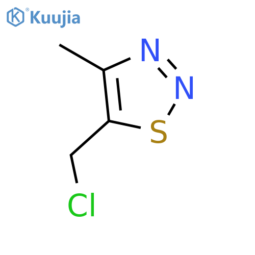 5-(Chloromethyl)-4-methyl-1,2,3-thiadiazole structure
