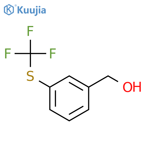 3-(Trifluoromethylthio)benzyl alcohol structure