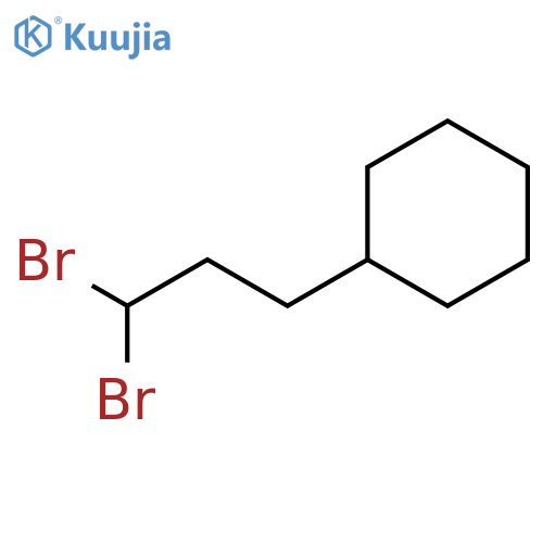 Cyclohexane, (3,3-dibromopropyl)- structure