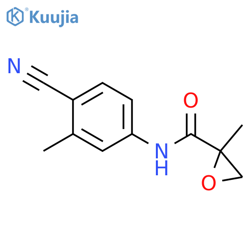 2-Oxiranecarboxamide,N-(4-cyano-3-methylphenyl)-2-methyl- structure