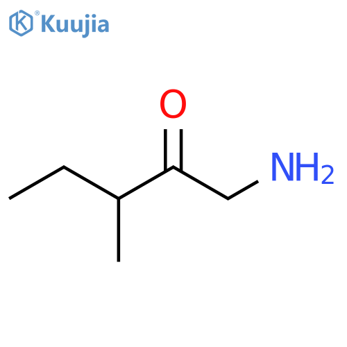 1-amino-3-methylpentan-2-one structure
