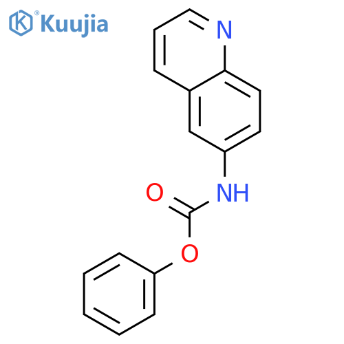 Carbamic acid, 6-quinolinyl-, phenyl ester structure