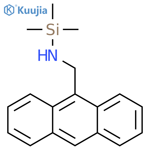 Silanamine, N-(9-anthracenylmethyl)-1,1,1-trimethyl- structure