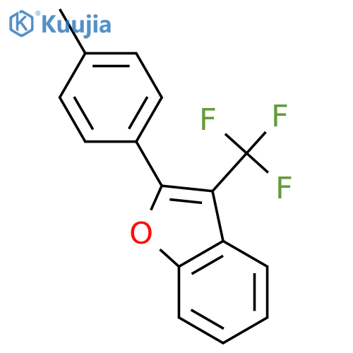 Benzofuran, 2-(4-methylphenyl)-3-(trifluoromethyl)- structure