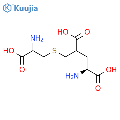 4-{[(2-Amino-2-carboxyethyl)sulfanyl]methyl}-L-glutamic acid structure