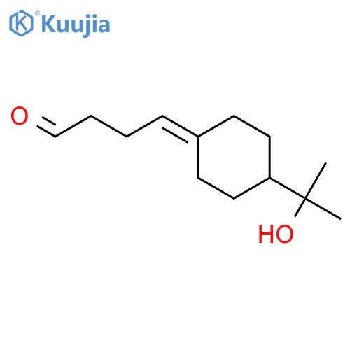 Butanal, 4-[4-(1-hydroxy-1-methylethyl)cyclohexylidene]- structure