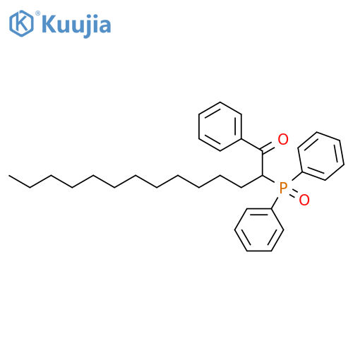 1-Tetradecanone, 2-(diphenylphosphinyl)-1-phenyl- structure