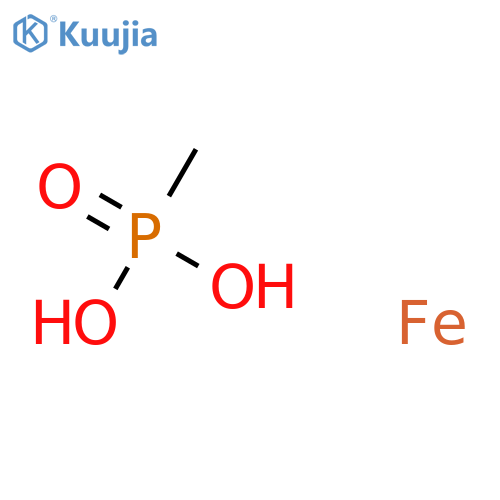 Phosphonic acid, methyl-, iron salt (9CI) structure
