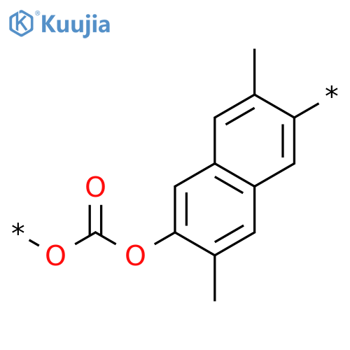 Poly[oxycarbonyloxy(3,7-dimethyl-2,6-naphthalenediyl)] structure