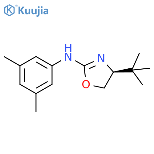 2-Oxazolamine,4-(1,1-dimethylethyl)-N-(3,5-dimethylphenyl)-4,5-dihydro-, (4S)- structure