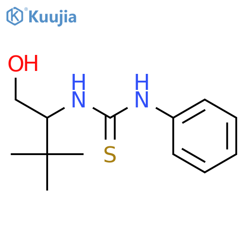 Thiourea, N-[(1S)-1-(hydroxymethyl)-2,2-dimethylpropyl]-N'-phenyl- structure
