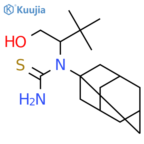 Thiourea, N-[(1S)-1-(hydroxymethyl)-2,2-dimethylpropyl]-N-tricyclo[3.3.1.13,7]dec-1-yl- structure