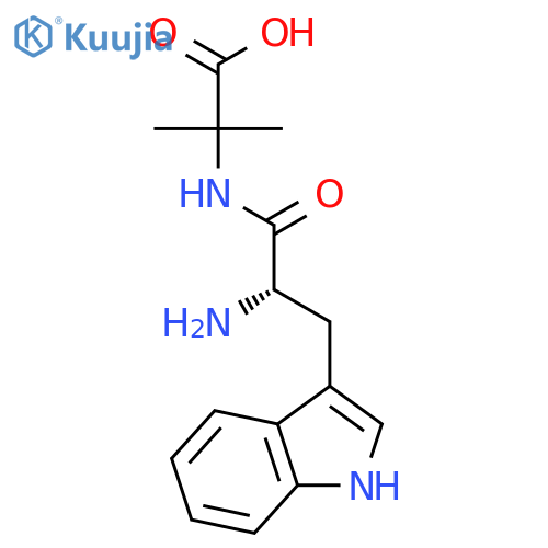 Alanine, L-tryptophyl-2-methyl- structure