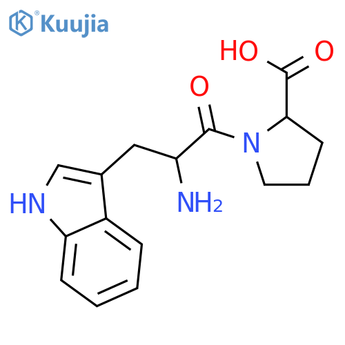 D-Proline, D-tryptophyl- structure