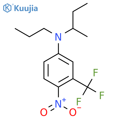 Benzenamine, N-(1-methylpropyl)-4-nitro-N-propyl-3-(trifluoromethyl)- structure