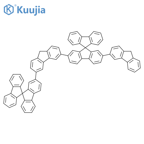 9,9'-Spirobi[9H-fluorene],2-(9H-fluoren-3-yl)-7-[6-(9,9'-spirobi[9H-fluoren]-2-yl)-9H-fluoren-3-yl]- structure