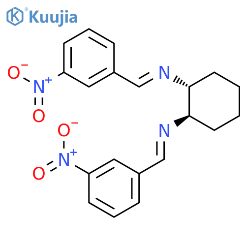 1,2-Cyclohexanediamine, N,N'-bis[(3-nitrophenyl)methylene]-, (1R,2R)- structure