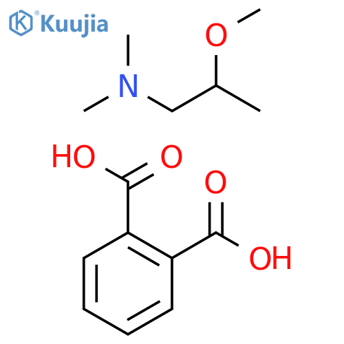 1,2-Benzenedicarboxylic acid, compd. with 2-methoxy-N,N-dimethyl-1-propanamine (1:1) structure