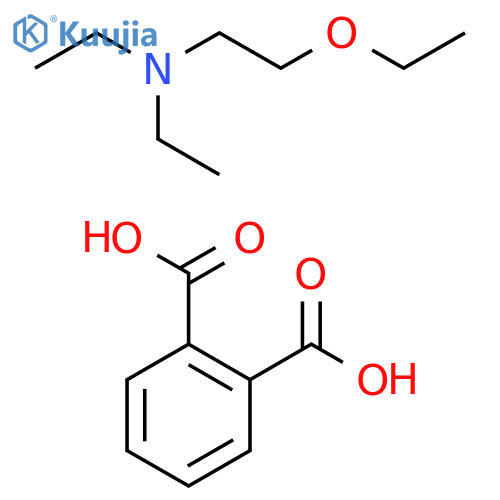 1,2-Benzenedicarboxylic acid, compd. with 2-ethoxy-N,N-diethylethanamine (1:1) structure