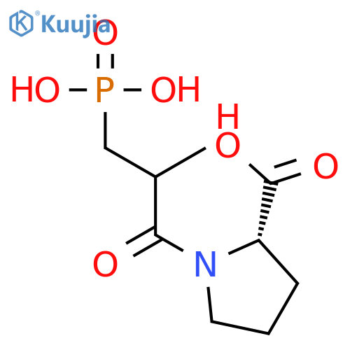 L-PROLINE, 1-(2-METHYL-1-OXO-3-PHOSPHONOPROPYL)- structure