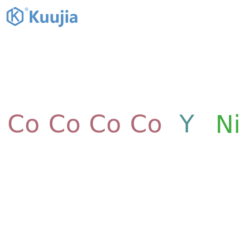 Cobalt, compd. with nickel and yttrium (4:1:1) structure