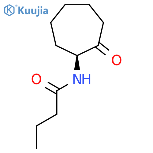 Butanamide, N-[(1S)-2-oxocycloheptyl]- structure