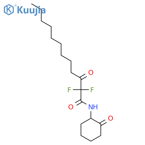 Dodecanamide, 2,2-difluoro-3-oxo-N-[(1S)-2-oxocyclohexyl]- structure