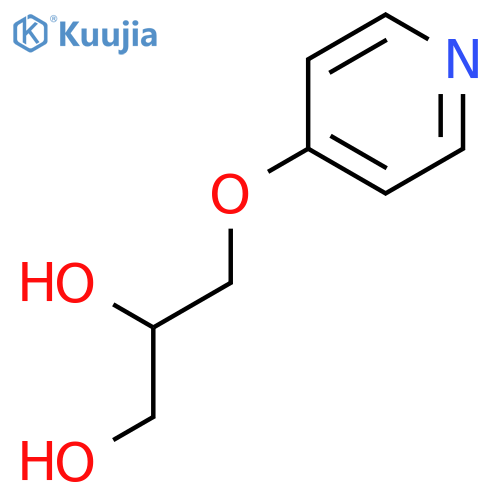 1,2-Propanediol, 3-(4-pyridinyloxy)-, (2R)- structure