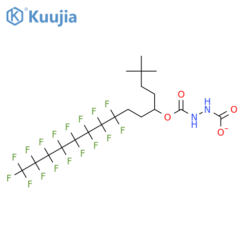 1,2-Hydrazinedicarboxylic acid, 3,3-dimethylbutyl4,4,5,5,6,6,7,7,8,8,9,9,10,10,11,11,11-heptadecafluoroundecyl ester structure