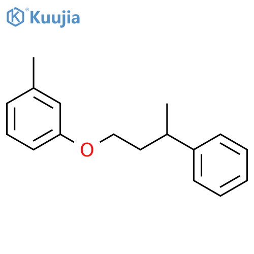 Benzene, 1-methyl-3-(3-phenylbutoxy)- structure